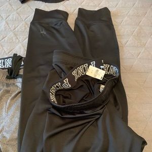 Lot of 2 new Pink ultimate leggings size Large